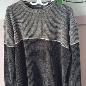 Vintage 90s Cortina by Michael Gerald Ltd Ribbed Chenille Knit Sweater XL